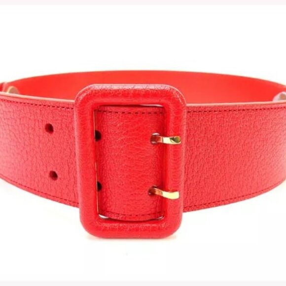 Louis Vuitton belt Red Gold Woman Authentic - Picture 8 of 11